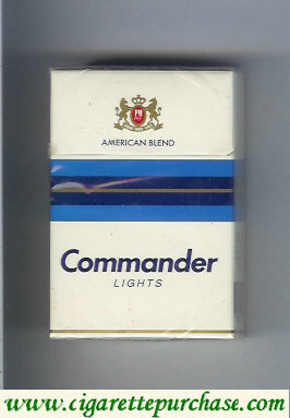 Commander Lights cigarettes American Blend